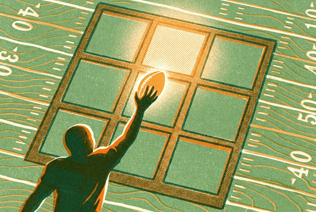 Editorial illustration: The Best NFL Trivia Games Online in 2026