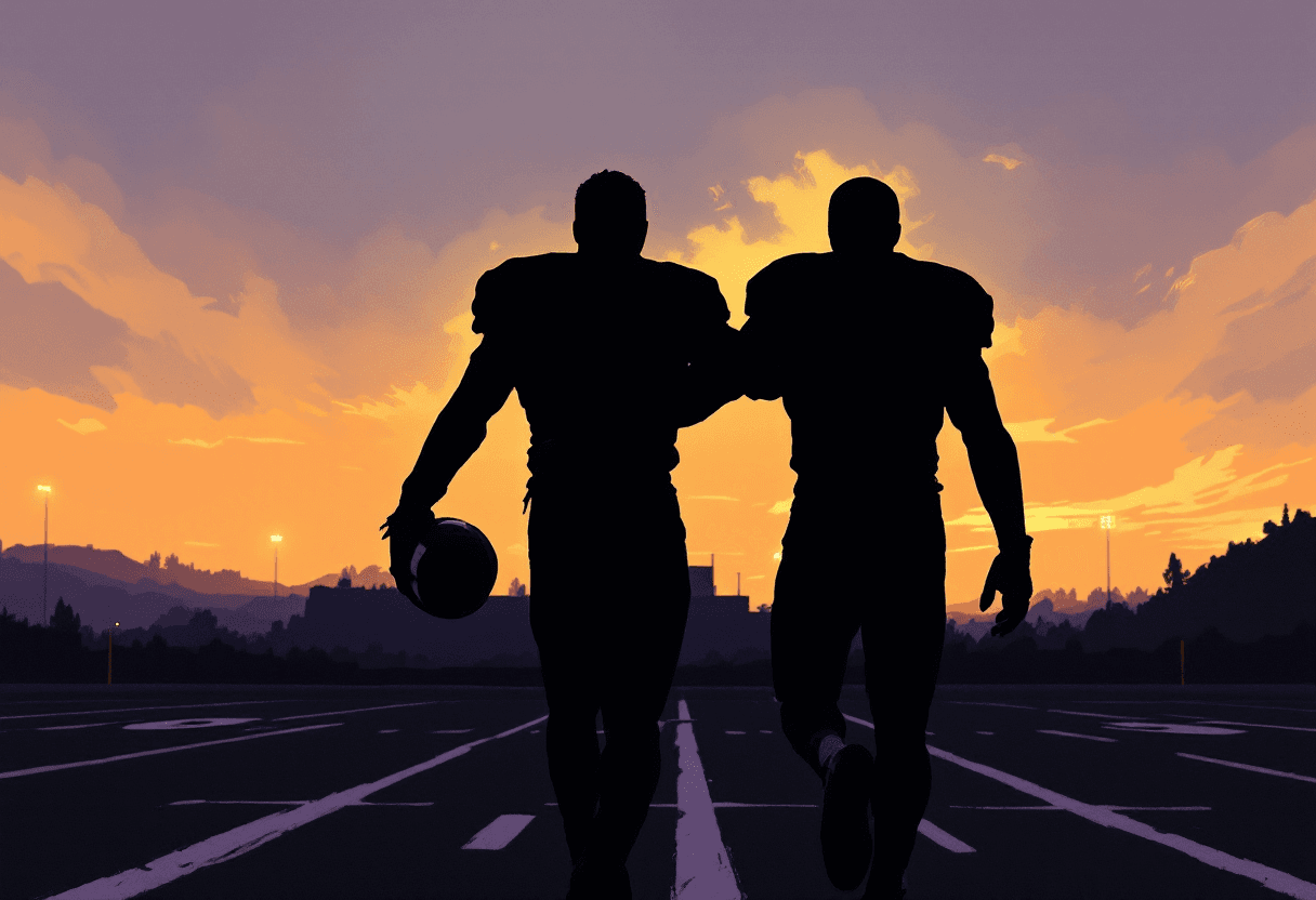 Closing illustration for The Best QB-WR Duos in NFL History