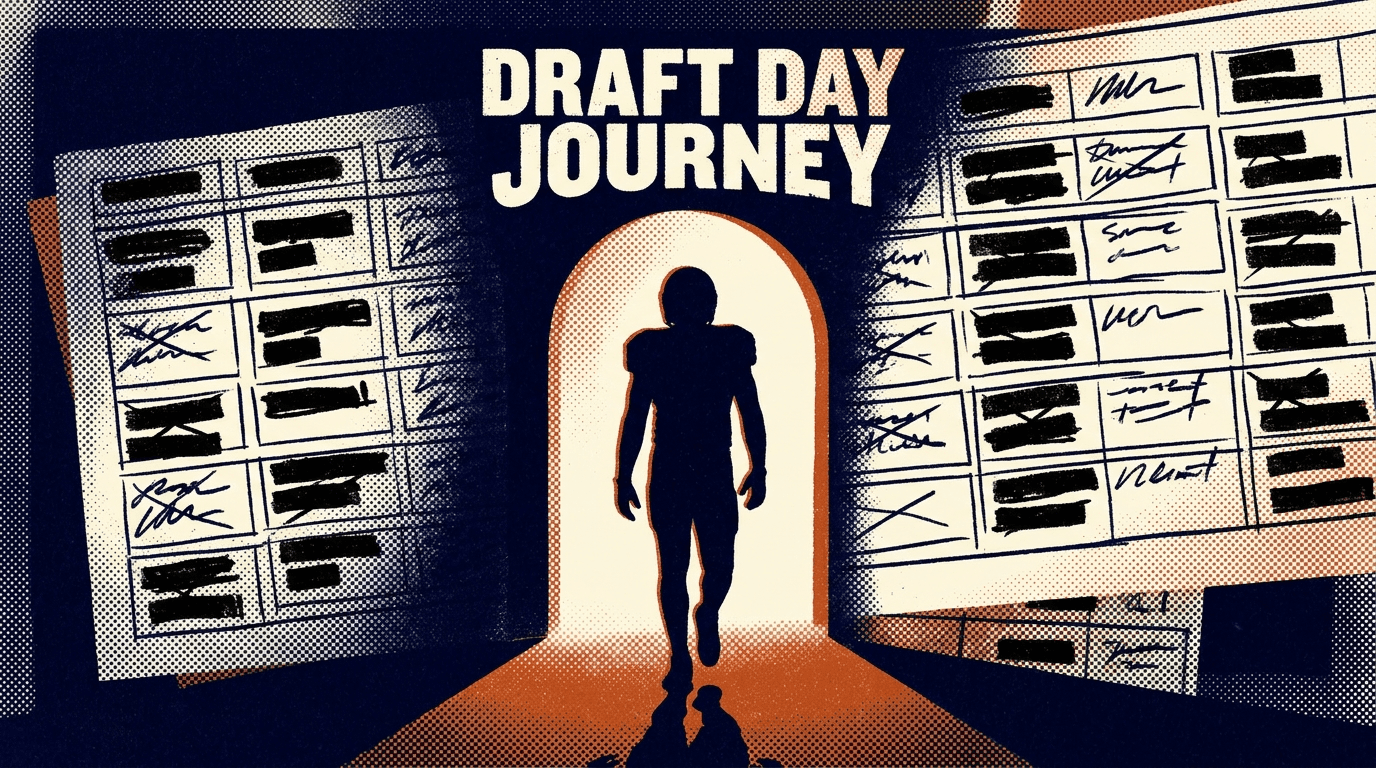 Stylized illustration for The 11 Best Undrafted Players in NFL History, Ranked