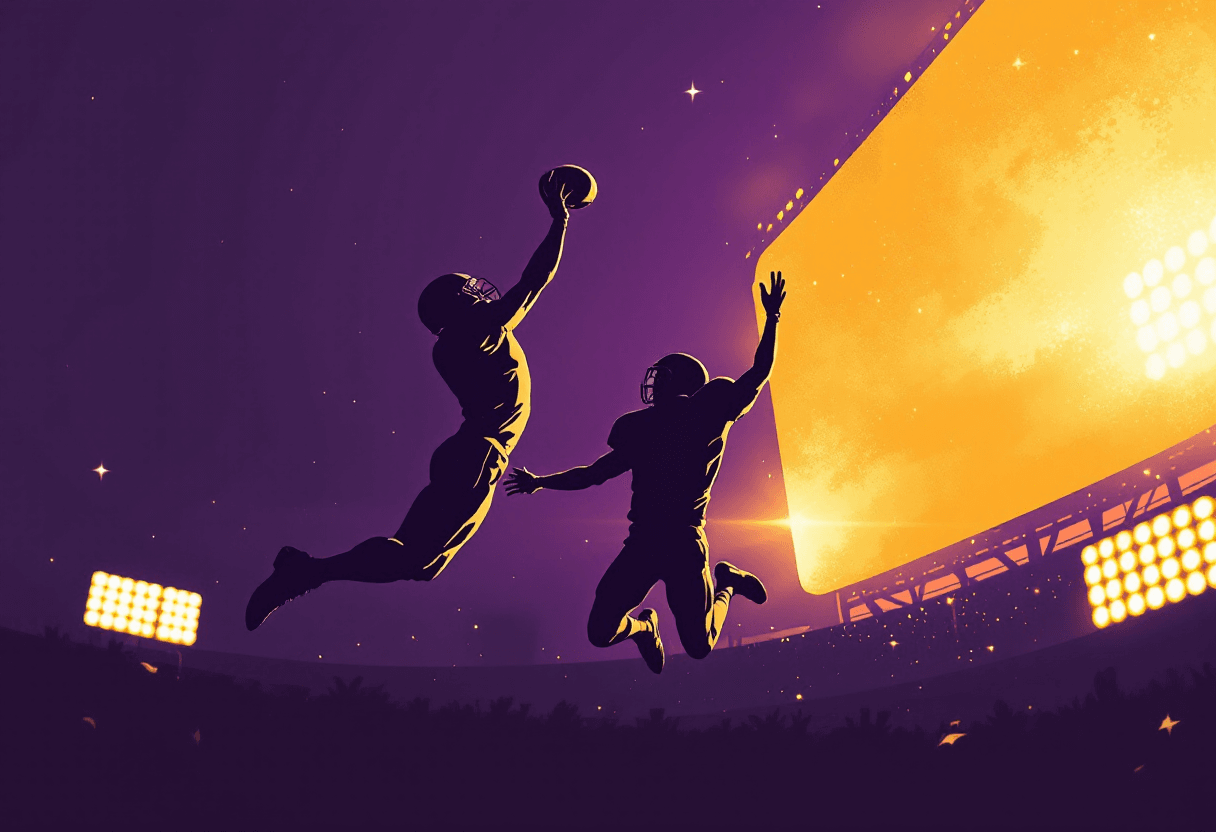 Editorial illustration: The Greatest Game-Winning Drives in NFL History