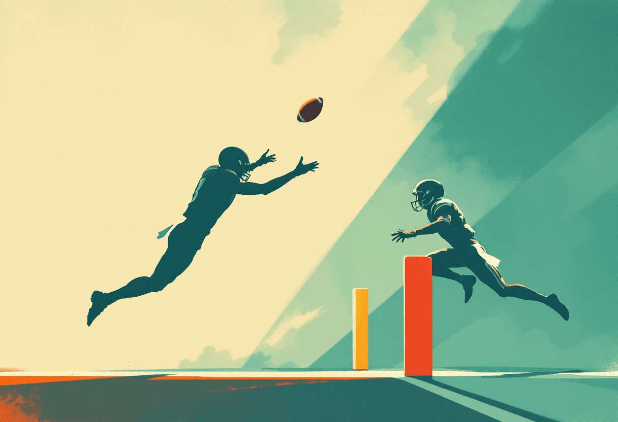Editorial illustration: The Greatest Super Bowls of All Time
