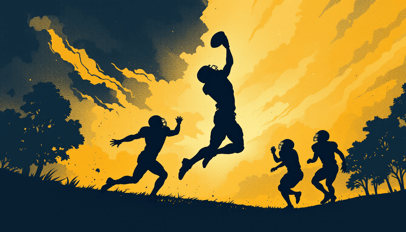 Stylized illustration for The Greatest Tight Ends in NFL History