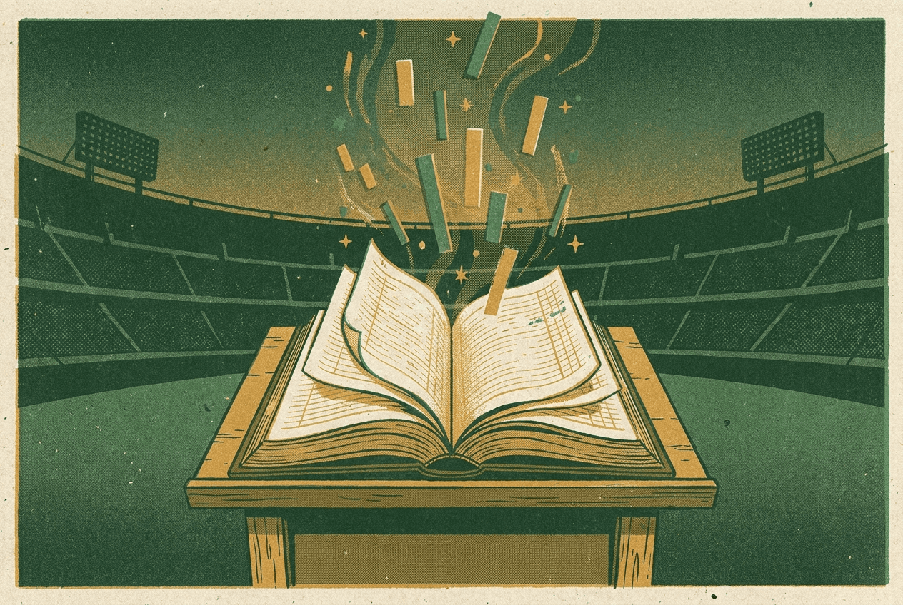 Editorial illustration: 35 Hard NFL Trivia Questions