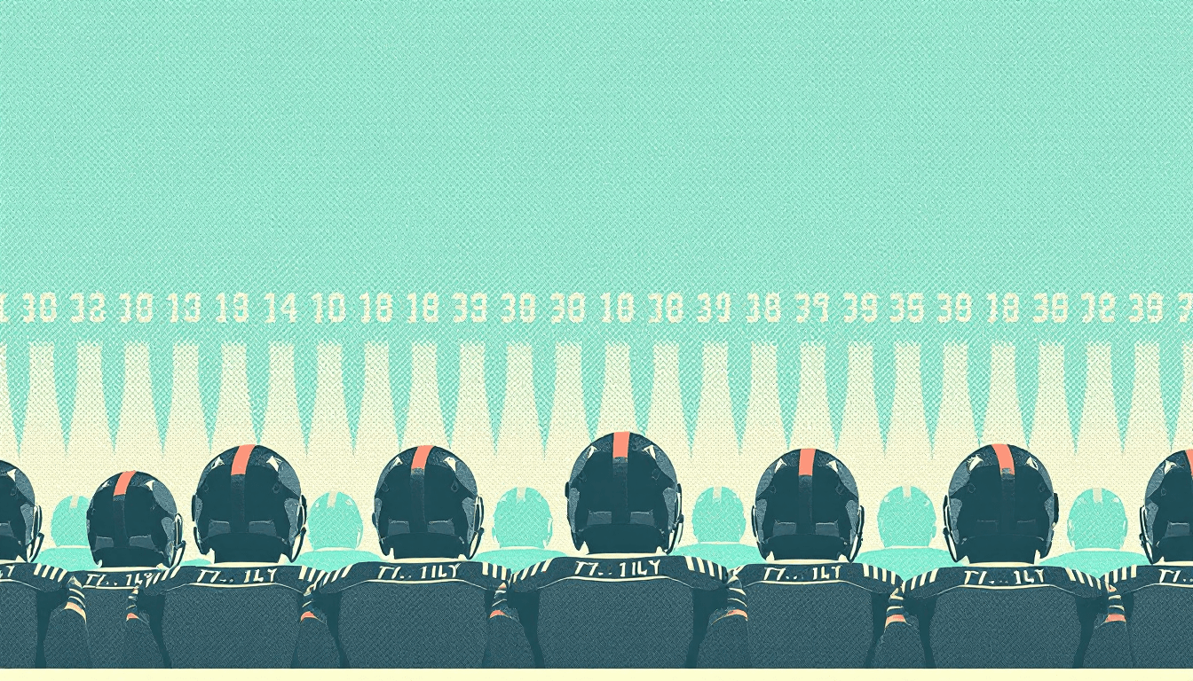 Stylized illustration for Every Undefeated NFL Team